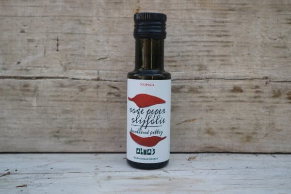 Rode peper olijfolie
