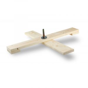 Easyfix - Herbruikbare houten kruis - max. 250 cm